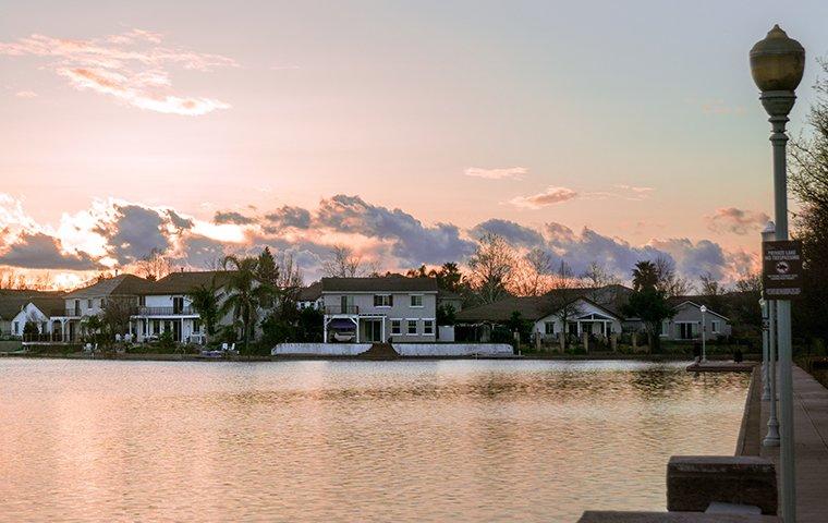 lake view of a home